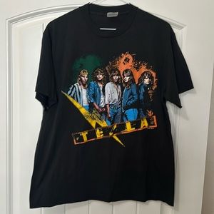 Very Rare!!! 1987 Tesla Concert Tee